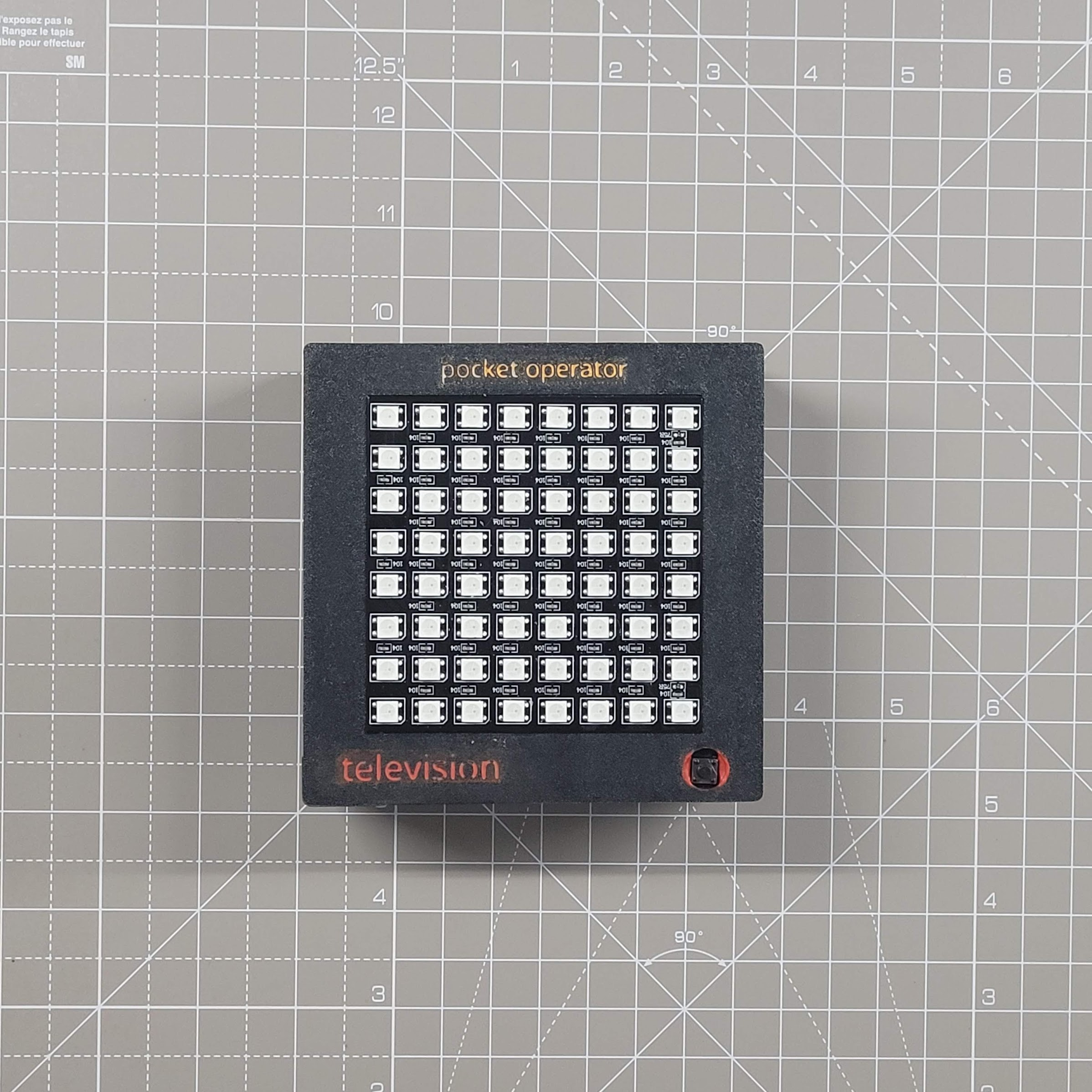 The pocket operator television built